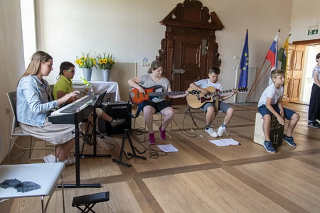 Sprejem najuspešnejših osnovnošolcev v Občini Gornja Radgona v šolskem letu 2022-2023 2